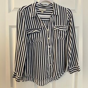 Alexander Jordan Striped Button Down Shirt